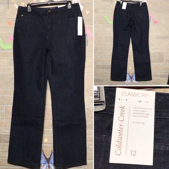 coldwater creek classic fit jeans